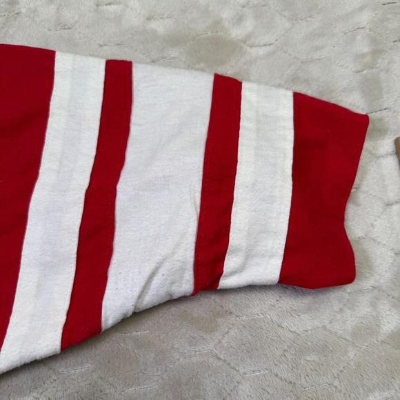 VTG San Francisco 49ers Shirt Mens Large Red 80s NFL Logo 7 Single Stitch - Picture 3 of 9